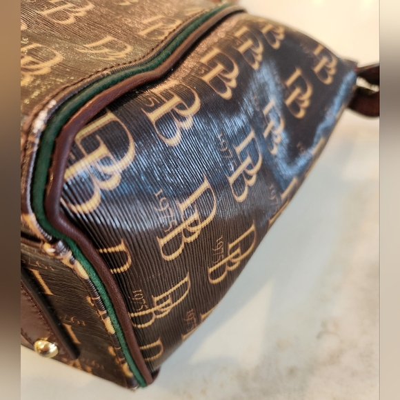 Dooney & Bourke Black and Brown Monogram Bag - Picture 4 of 16
